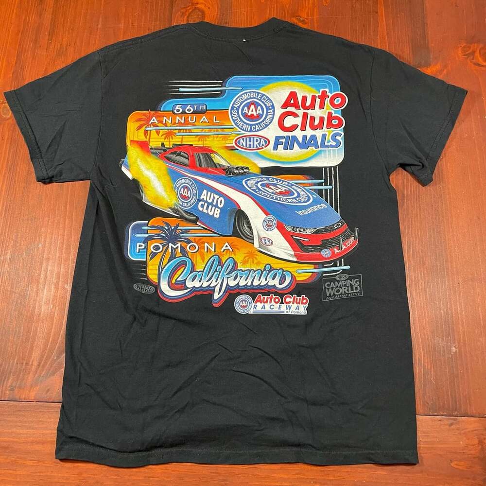NHRA 56th Annual Auto Club Finals 2021 Black T-Shirt